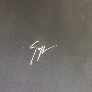 GIUSEPPE ZANOTTI gray suede bootie